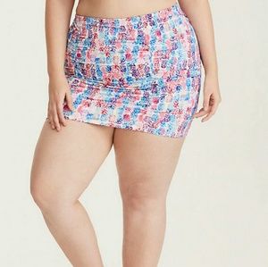 NWT Torrid Pineapple High-Waist Swim Skirt